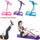 Tummy Trimmer | Foot Pedal Resistance Band | Elastic Sit-Up Pull Rope | Fitness & Yoga Trainer | Random Colors