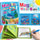 Magic Coloring Book with Water Pen | Reusable & Mess-Free Fun for Kids | Dinosaur & Cartoon Designs
